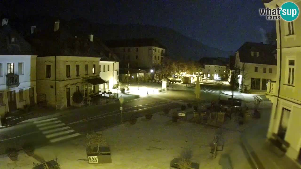 Plaza Central en Bovec