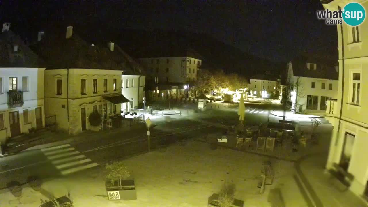 Plaza Central en Bovec