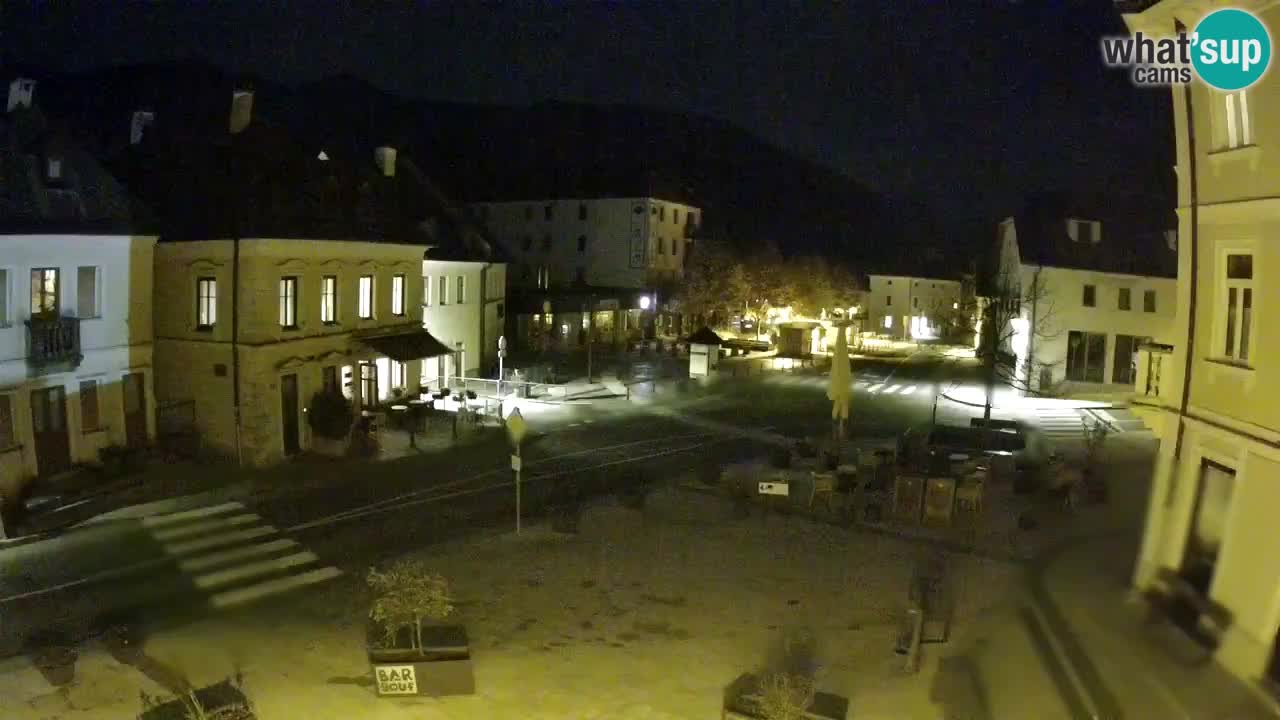 Main square in Bovec