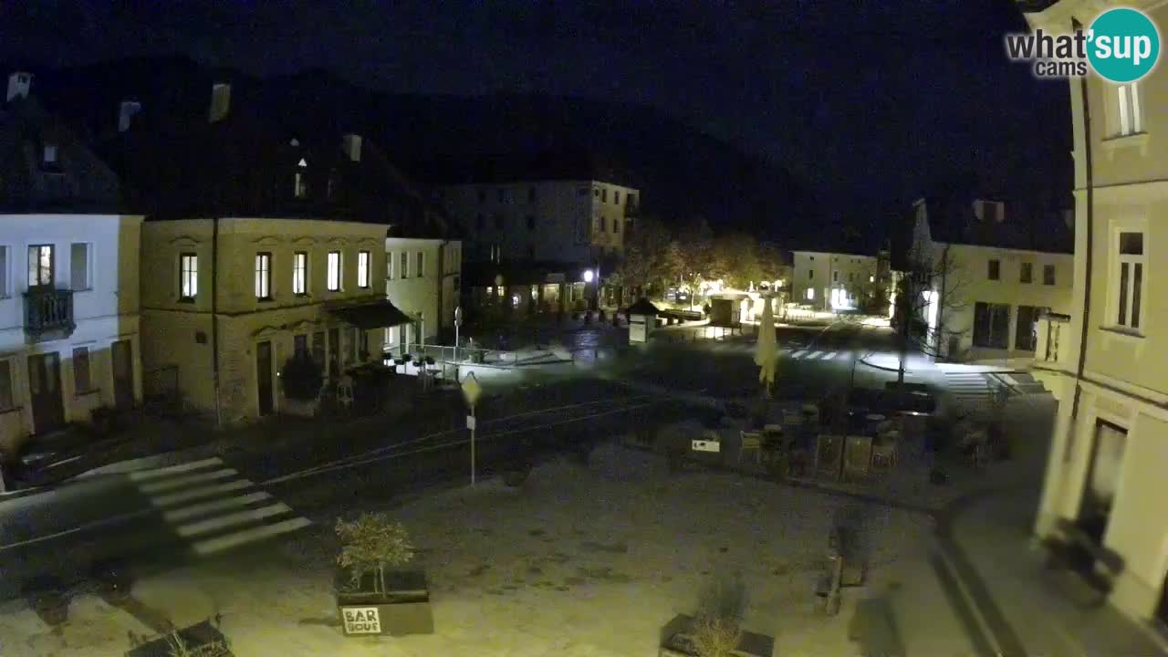 Main square in Bovec