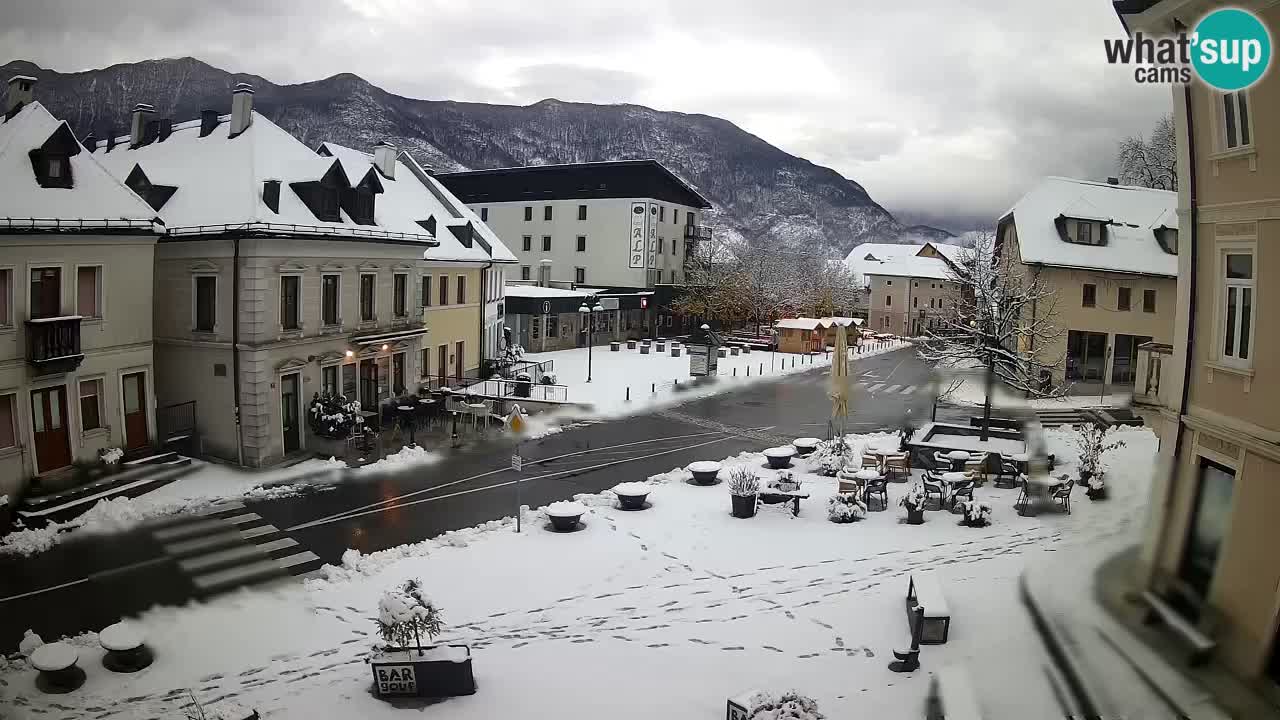 Plaza Central en Bovec