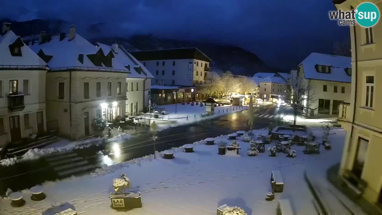 Plaza Central en Bovec