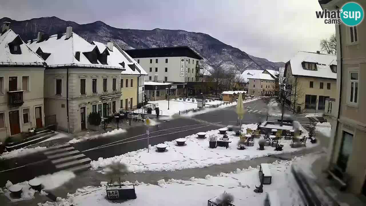 Plaza Central en Bovec