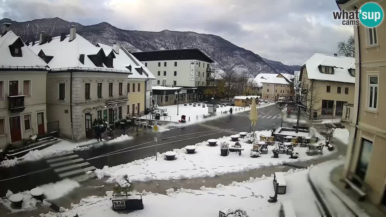 Plaza Central en Bovec