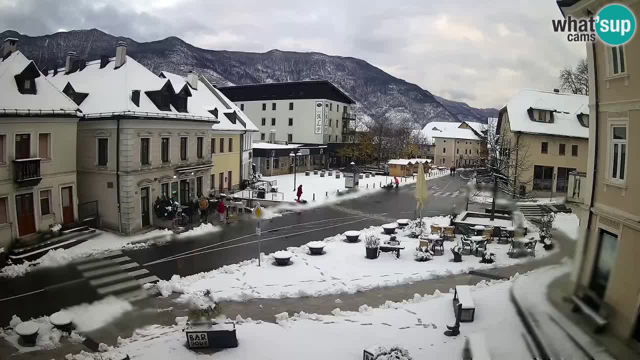 Plaza Central en Bovec