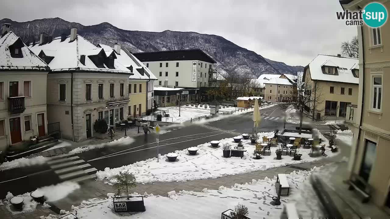 Plaza Central en Bovec