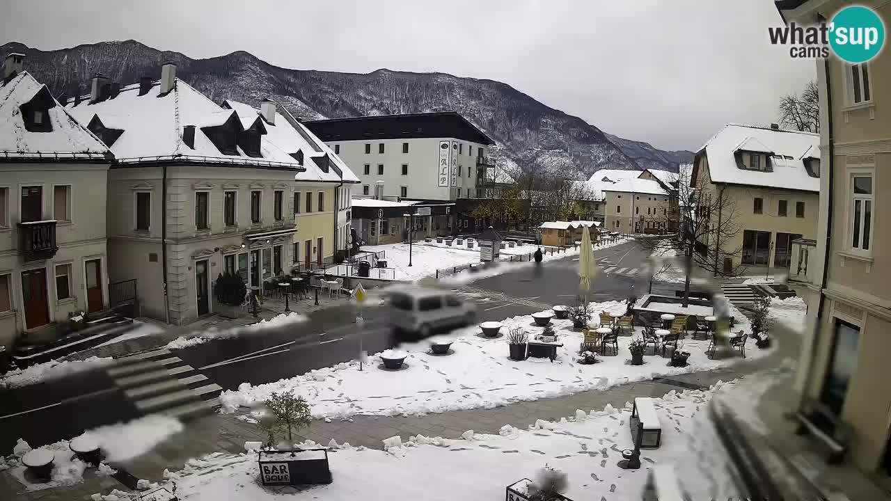 Plaza Central en Bovec