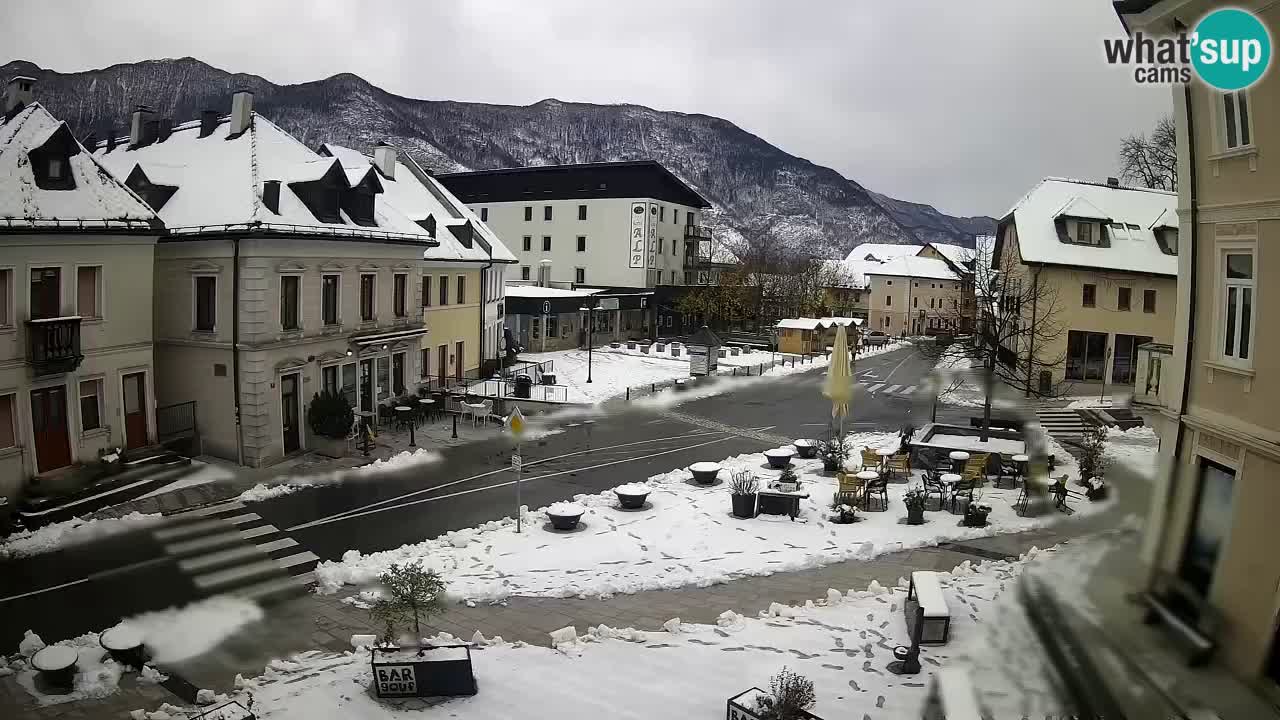 Plaza Central en Bovec