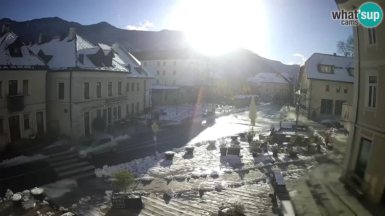 Plaza Central en Bovec