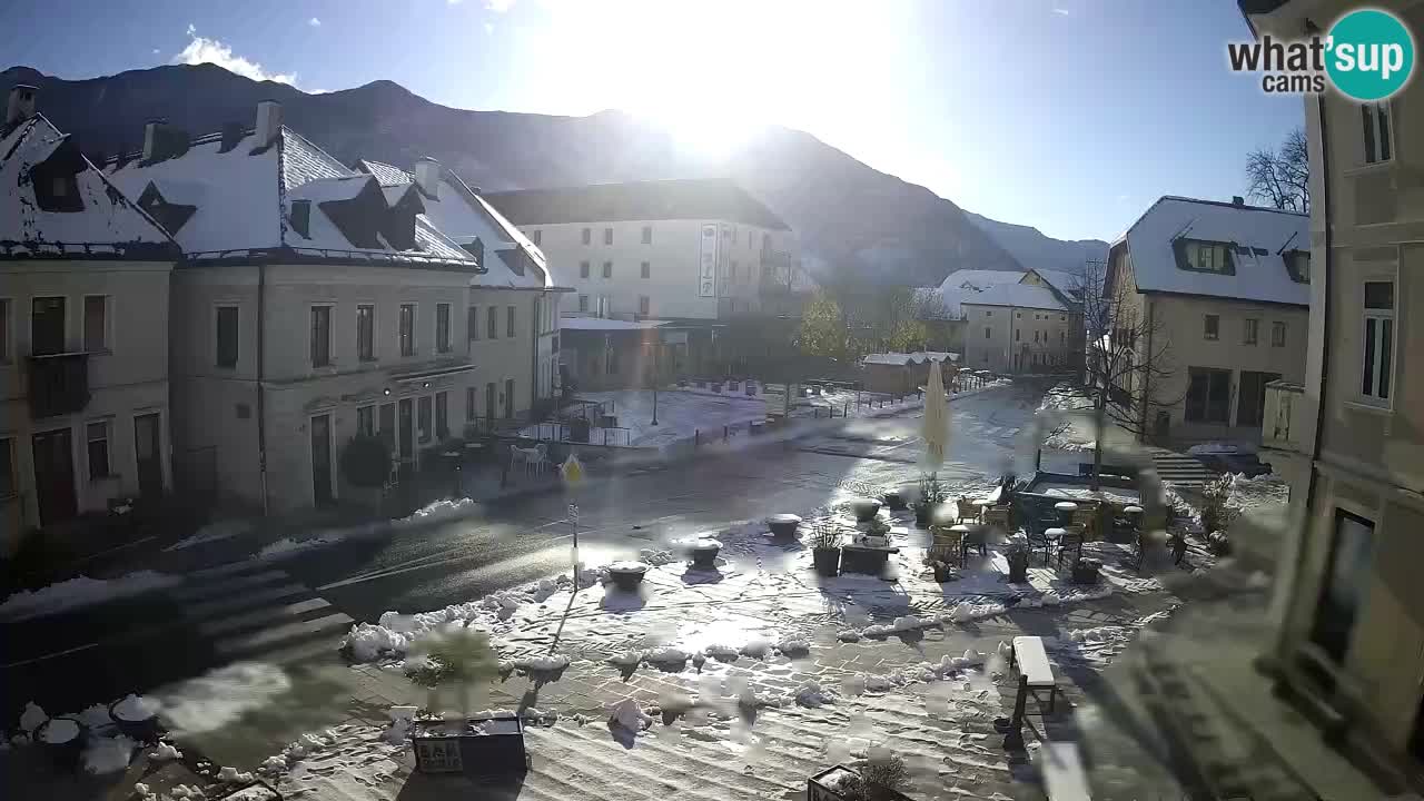 Plaza Central en Bovec