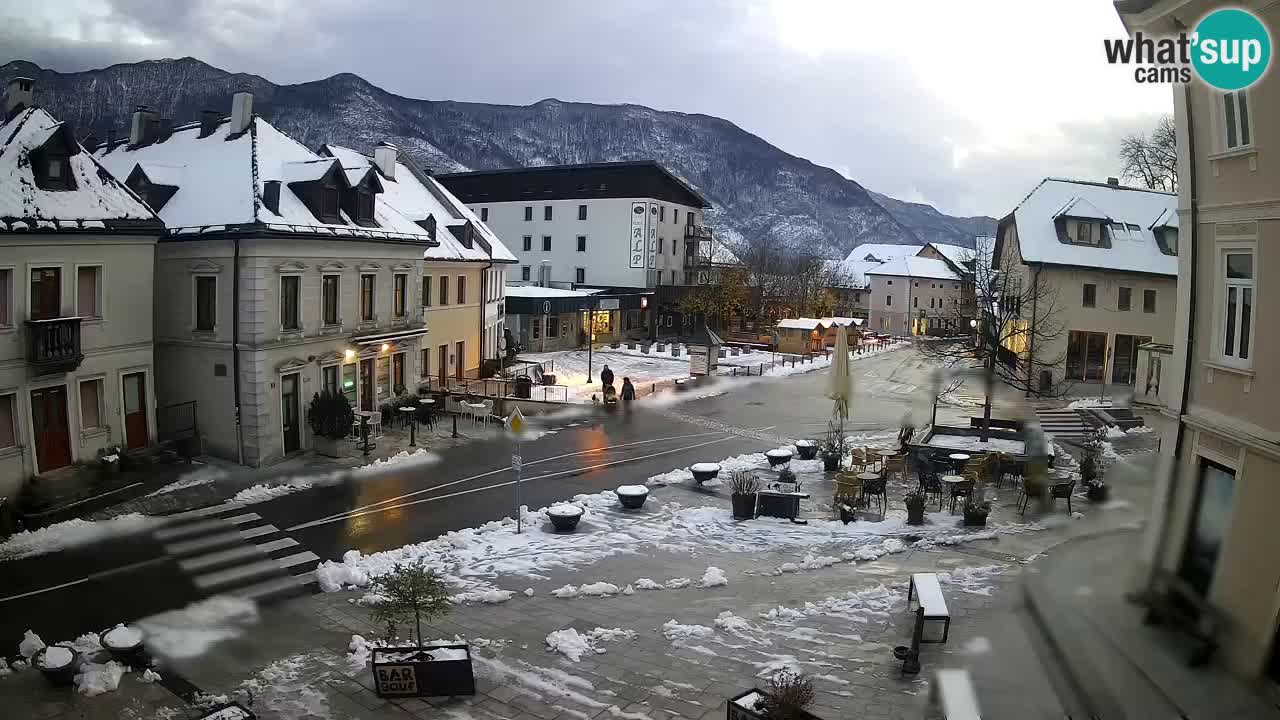 Plaza Central en Bovec