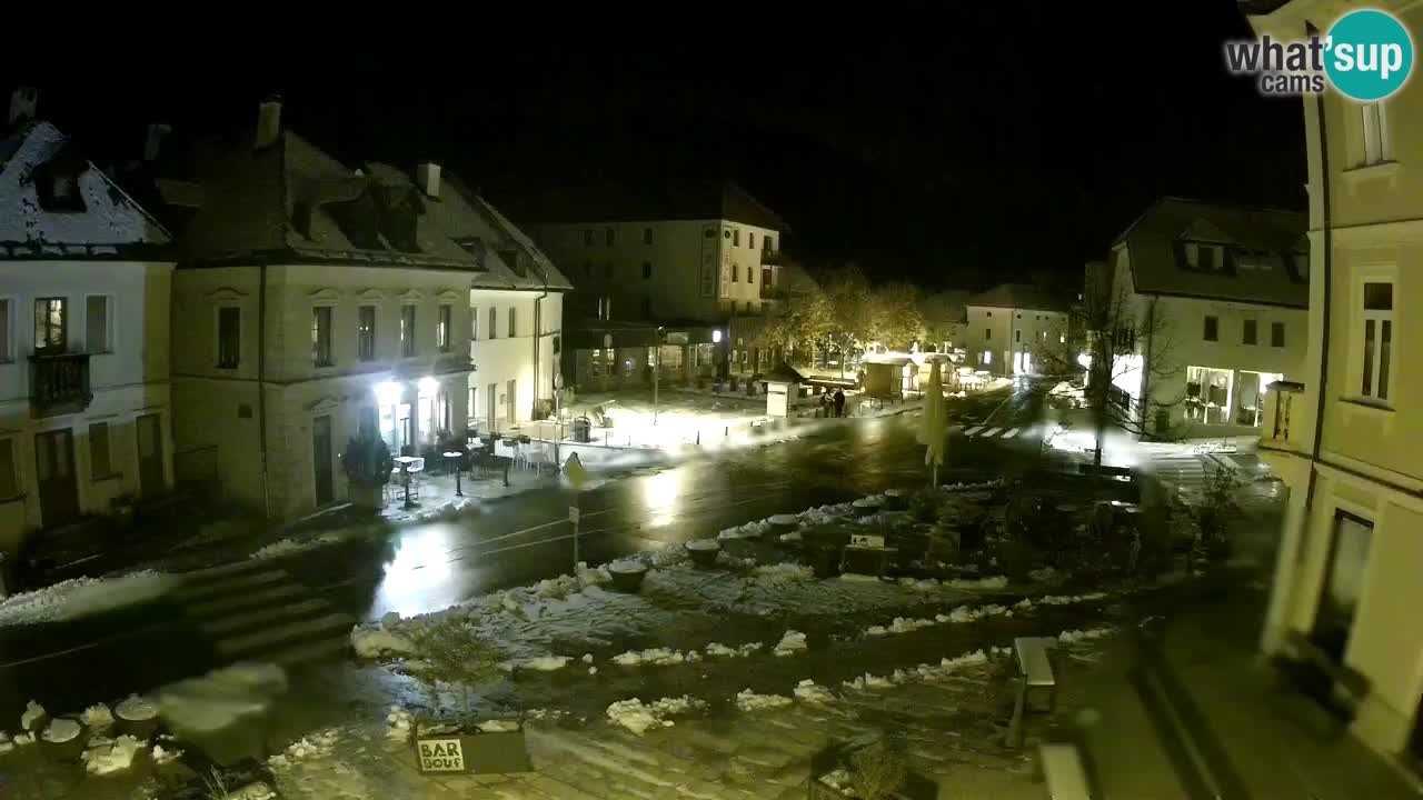 Plaza Central en Bovec