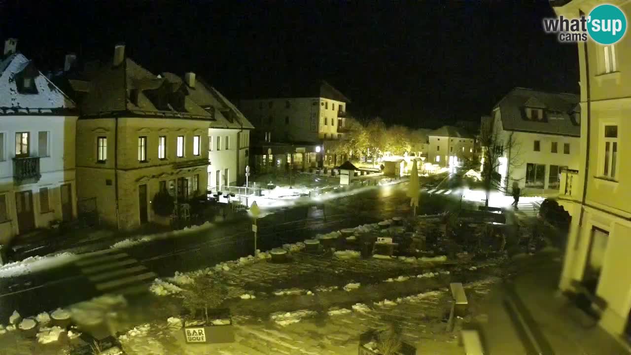 Plaza Central en Bovec