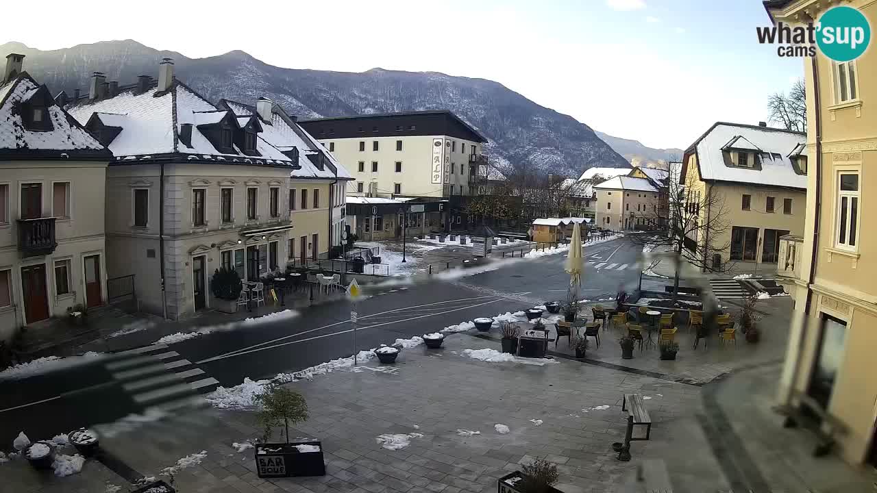 Plaza Central en Bovec