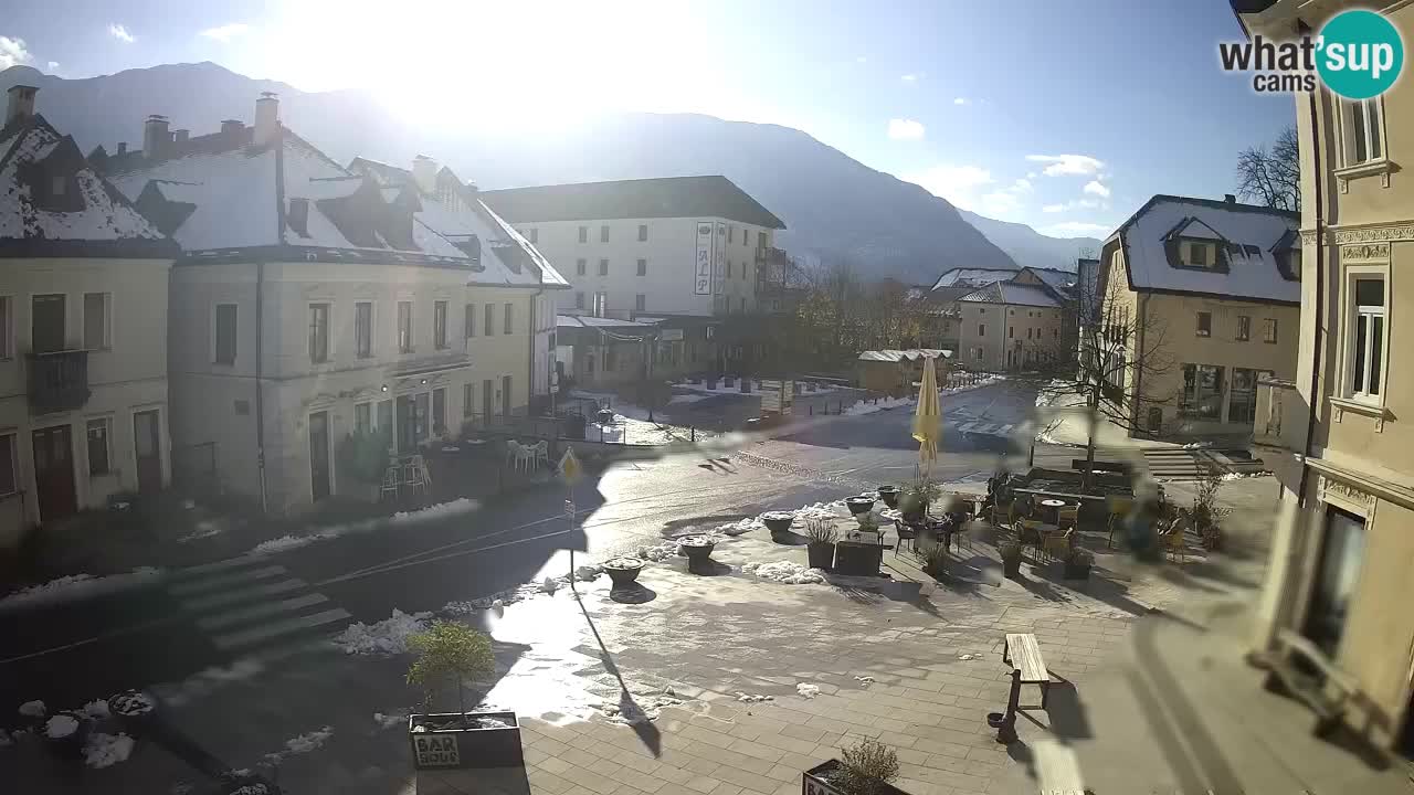 Plaza Central en Bovec