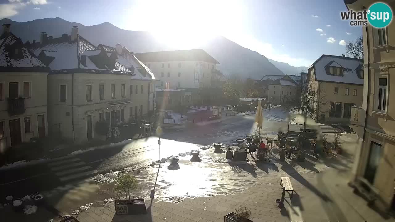 Plaza Central en Bovec