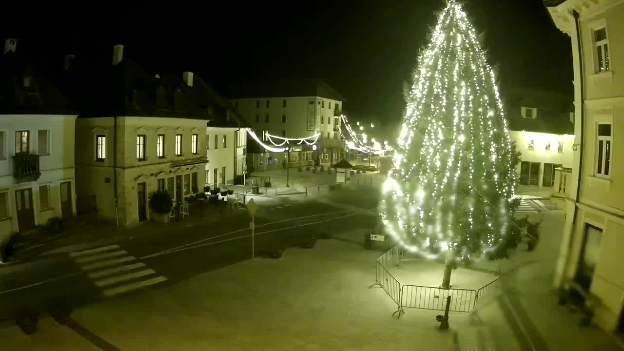 Plaza Central en Bovec