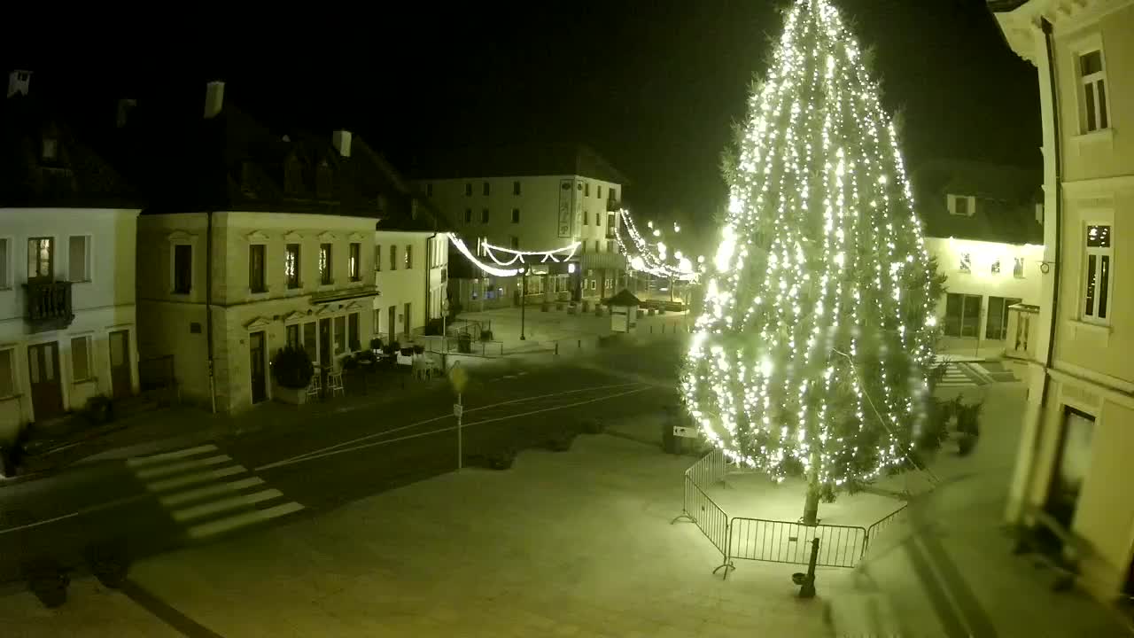 Plaza Central en Bovec