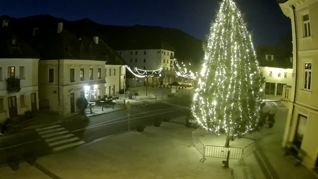 Main square in Bovec