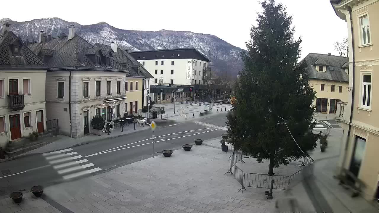 Main square in Bovec