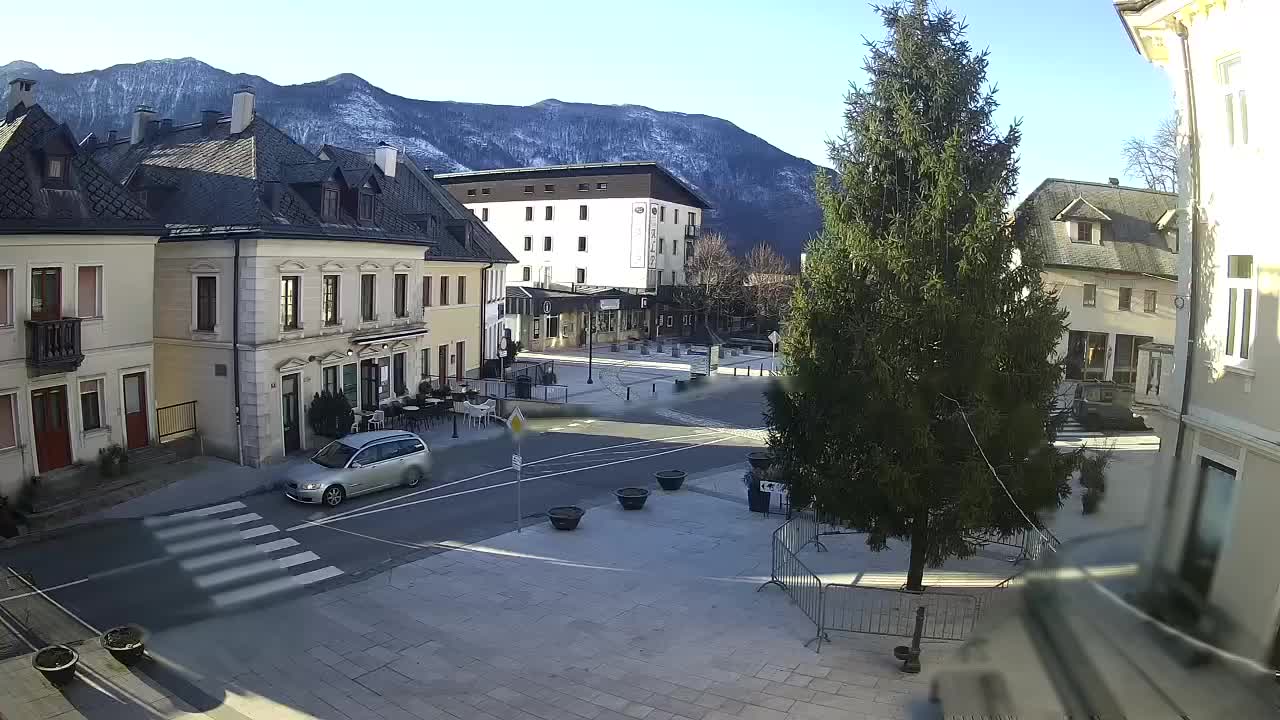 Main square in Bovec