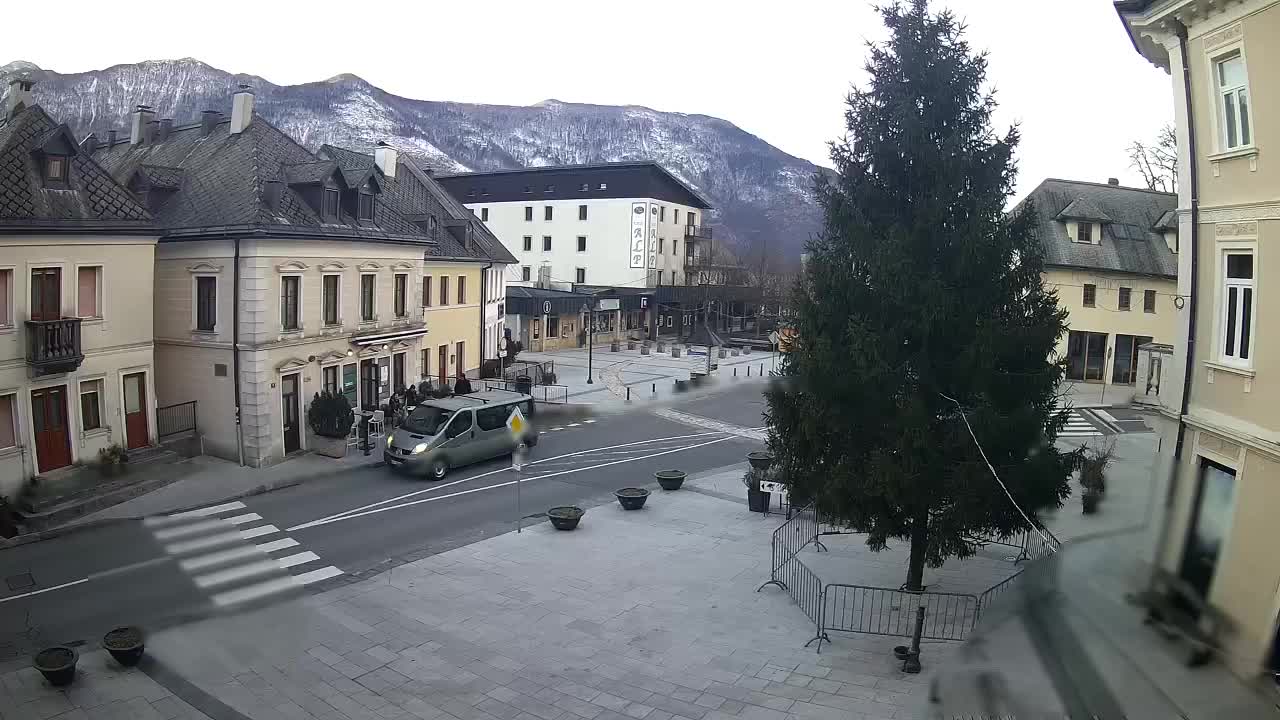 Plaza Central en Bovec