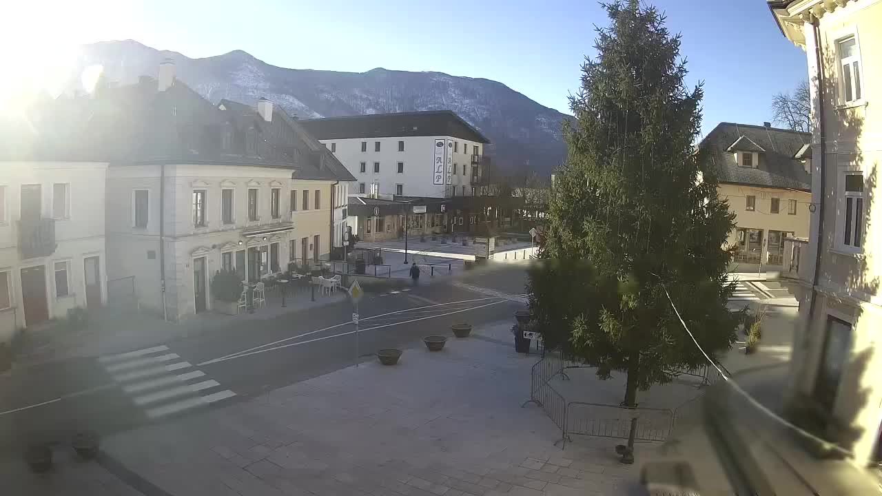 Place centrale à Bovec