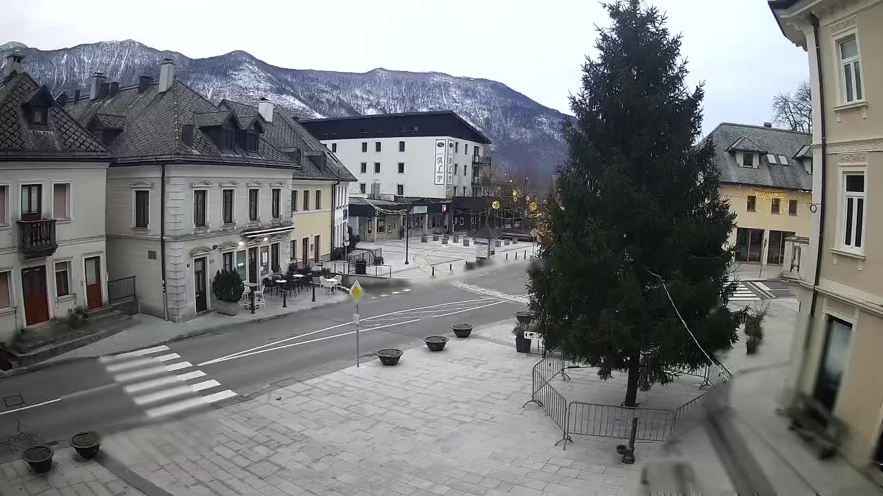 Main square in Bovec