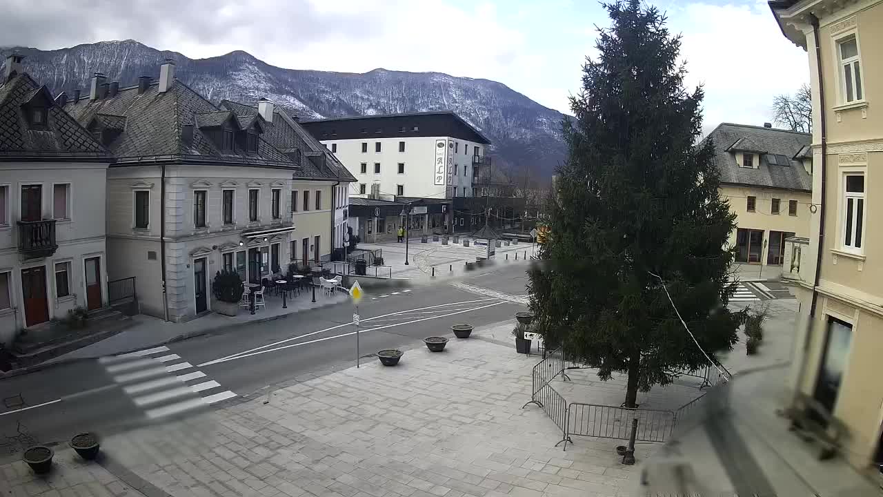 Main square in Bovec