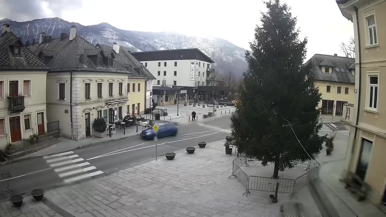 Main square in Bovec