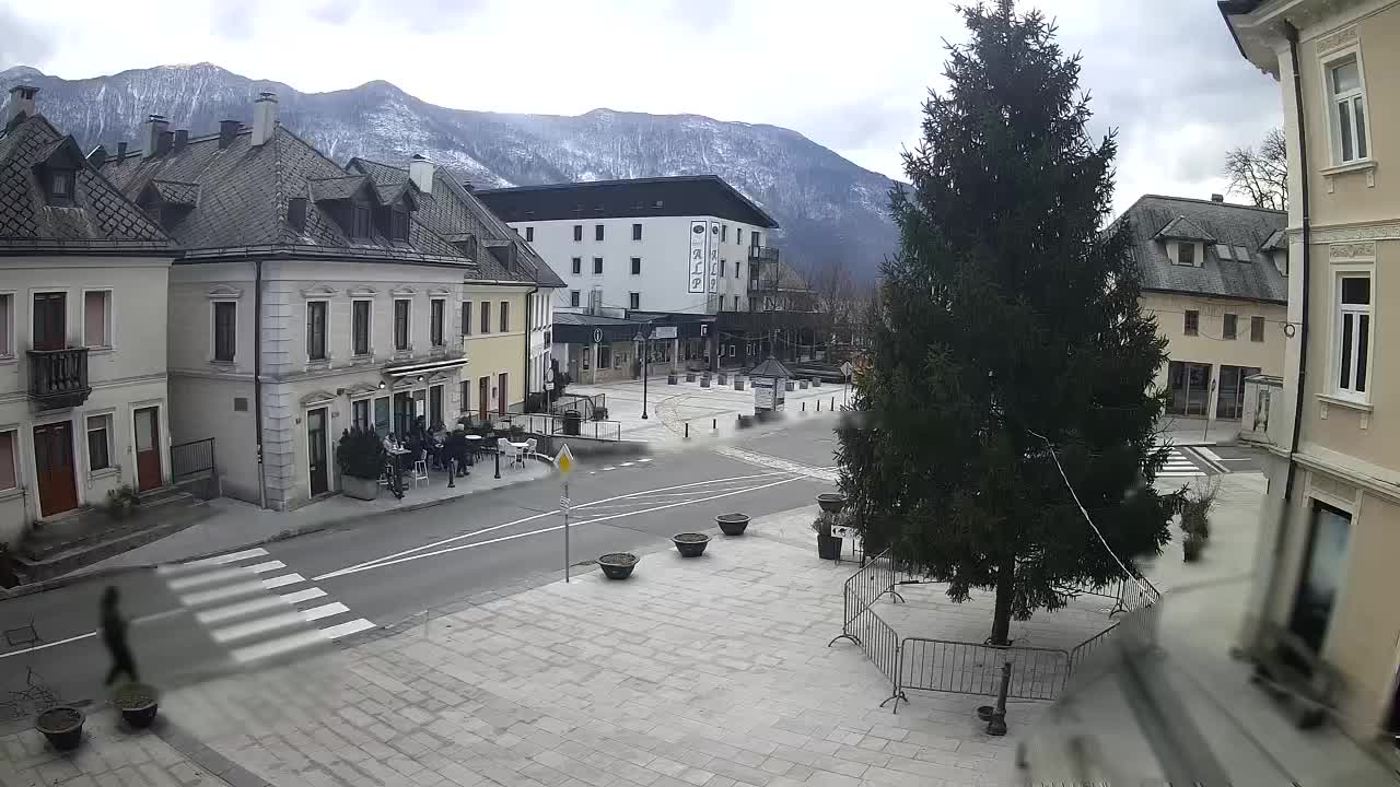 Main square in Bovec