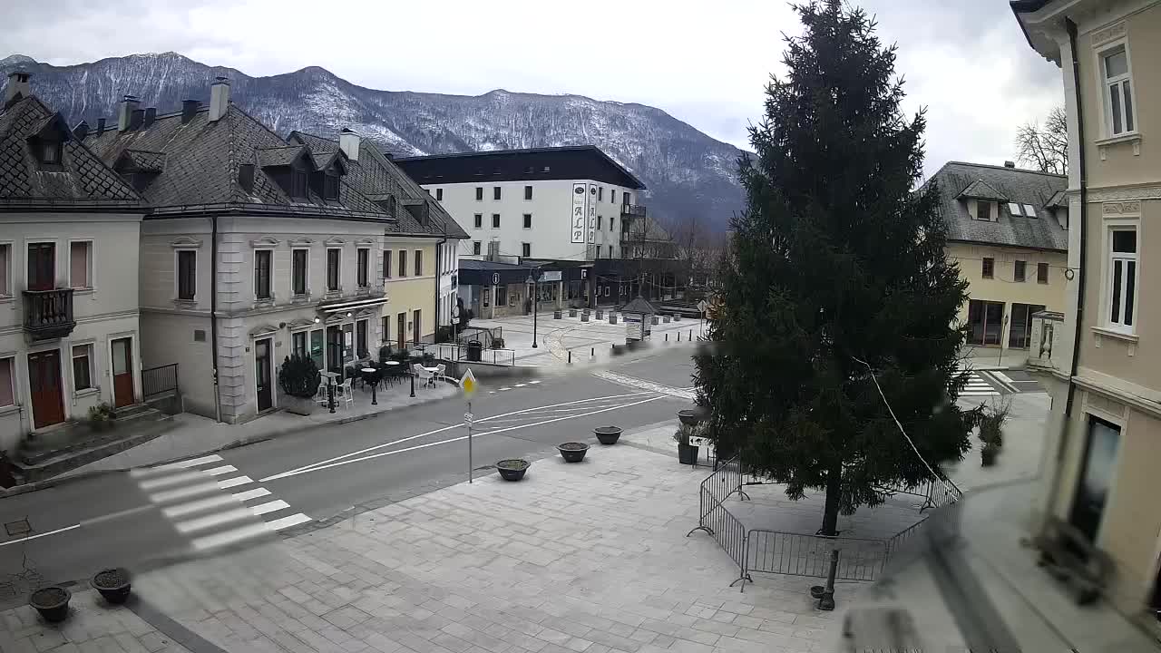 Main square in Bovec