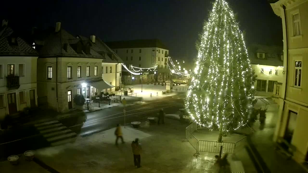 Plaza Central en Bovec