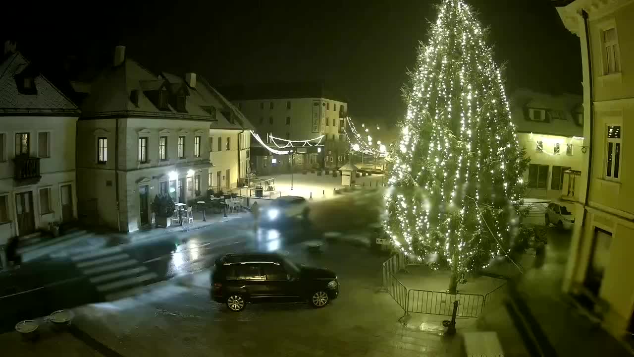 Plaza Central en Bovec