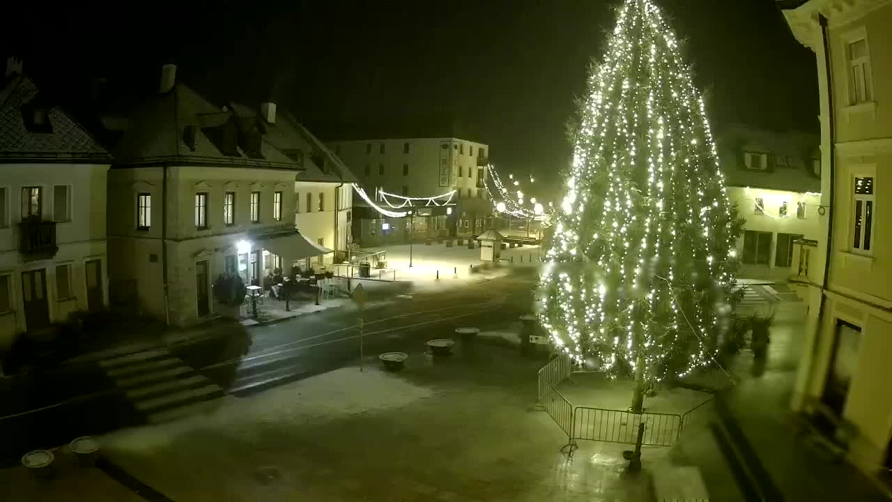 Main square in Bovec