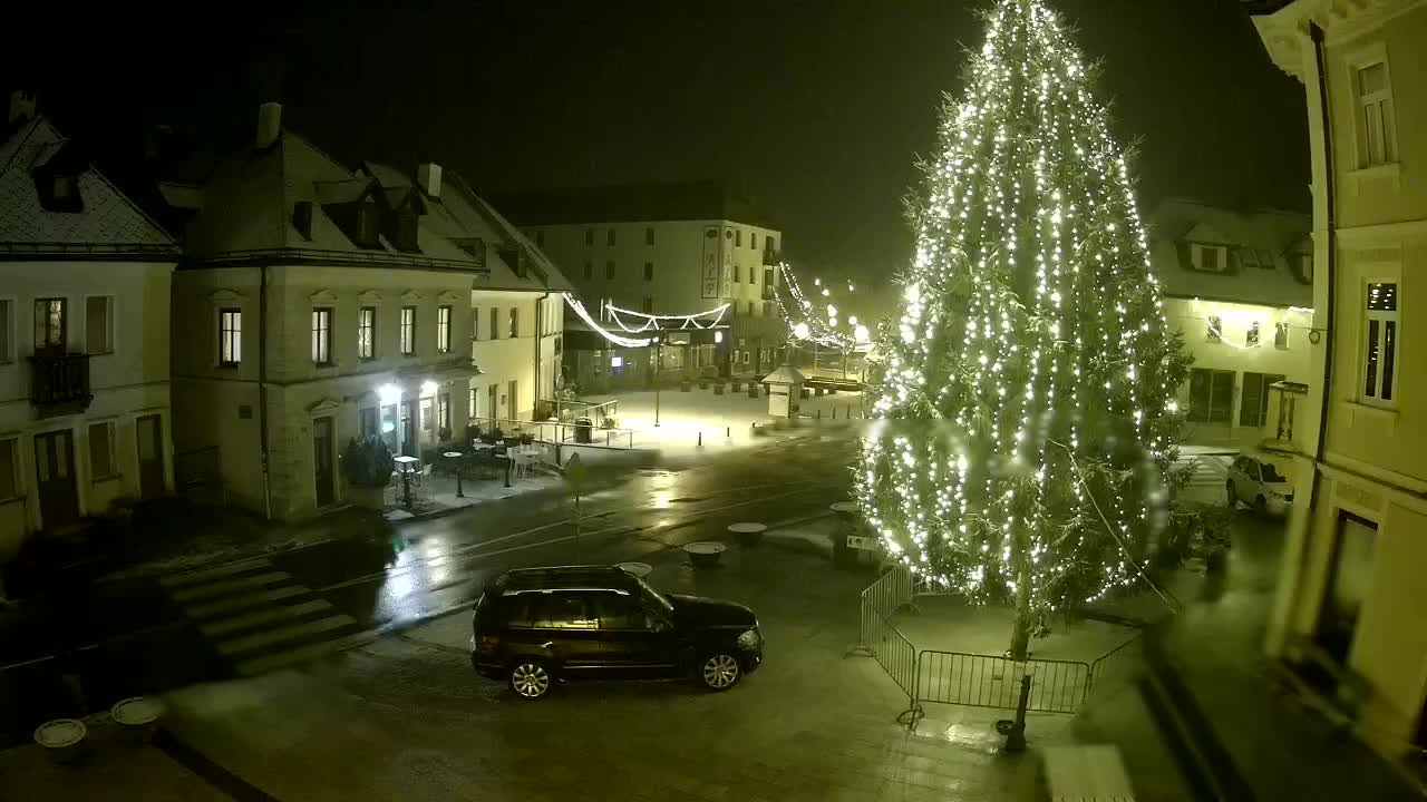 Plaza Central en Bovec