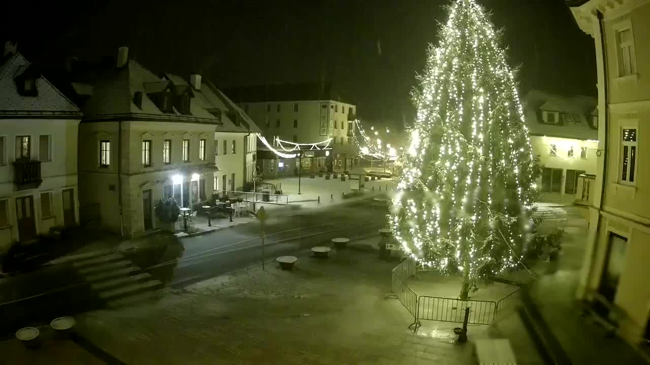 Plaza Central en Bovec