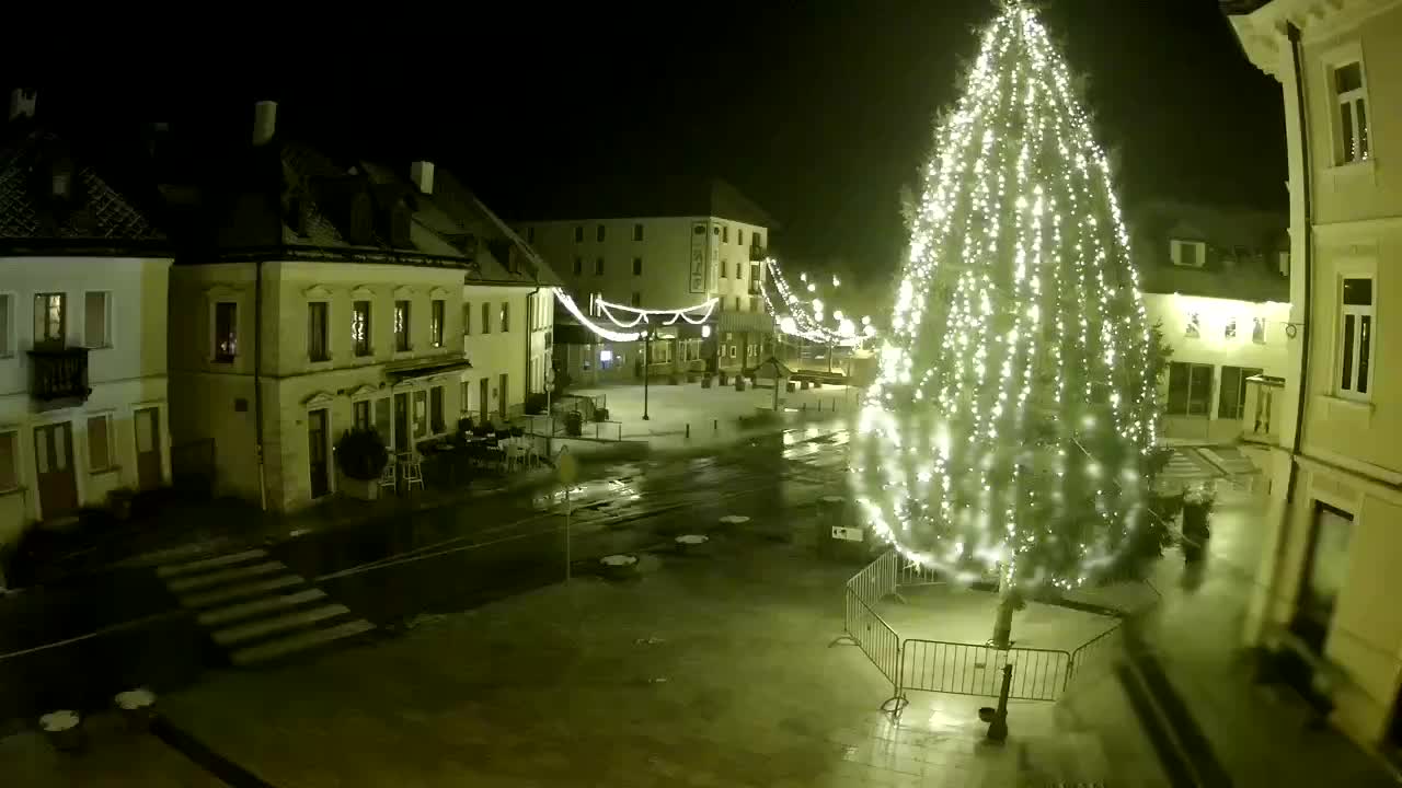 Plaza Central en Bovec