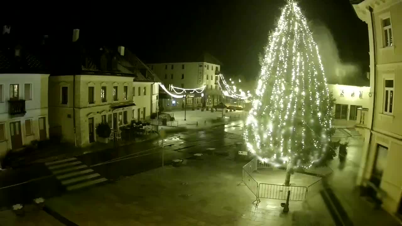 Main square in Bovec