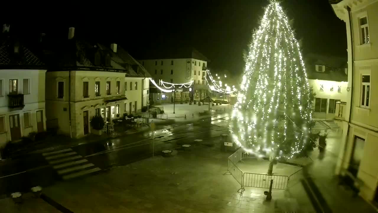 Place centrale à Bovec