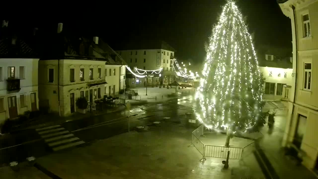 Plaza Central en Bovec