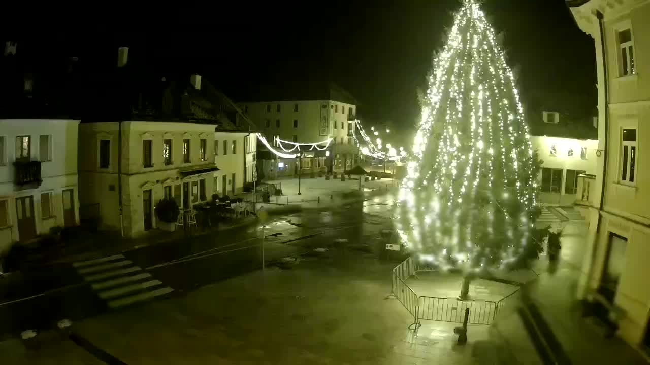 Place centrale à Bovec