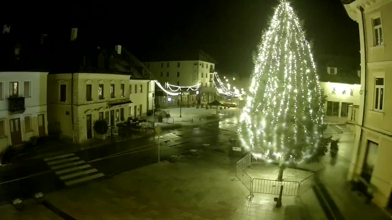 Plaza Central en Bovec