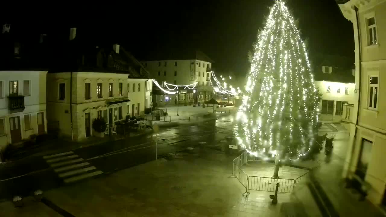 Place centrale à Bovec