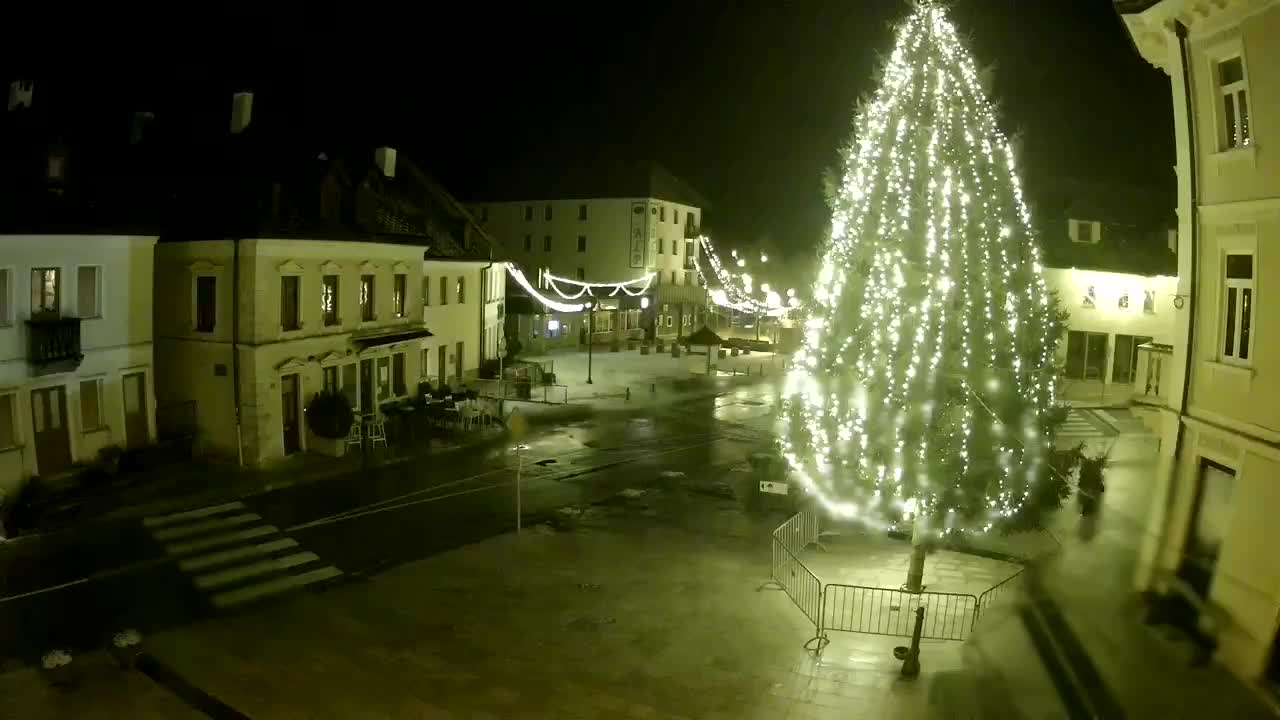 Place centrale à Bovec