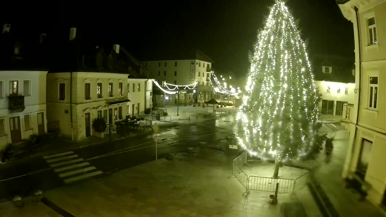 Plaza Central en Bovec