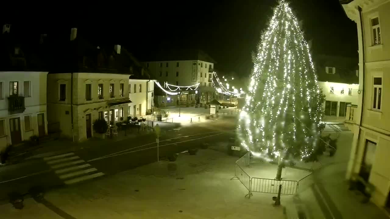 Plaza Central en Bovec