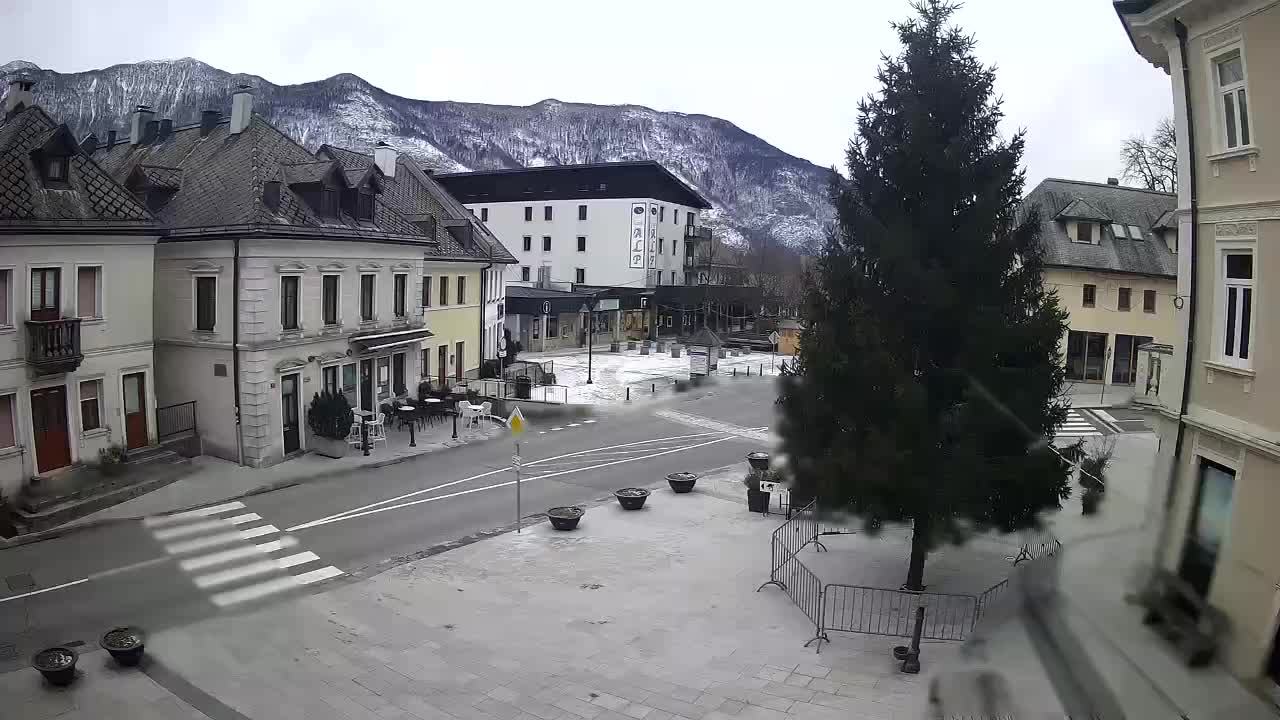 Main square in Bovec