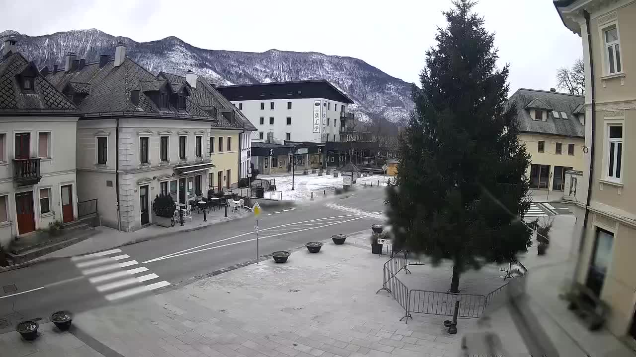 Main square in Bovec