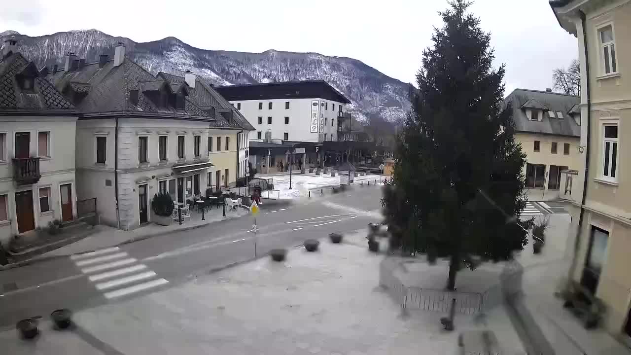 Main square in Bovec